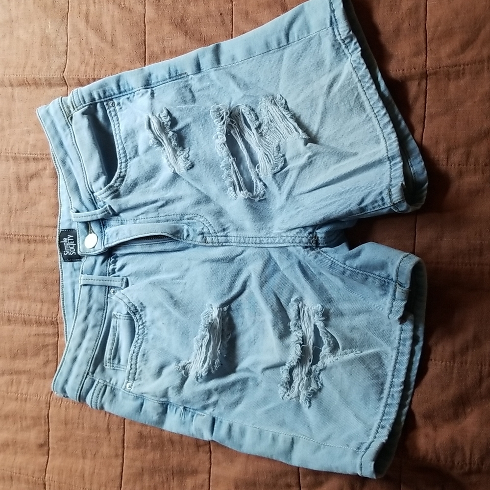 Simple Society Ripped Shorts